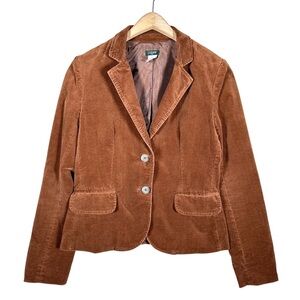 J.CREW Equestrian Inspired Corduroy Tailored Blazer
